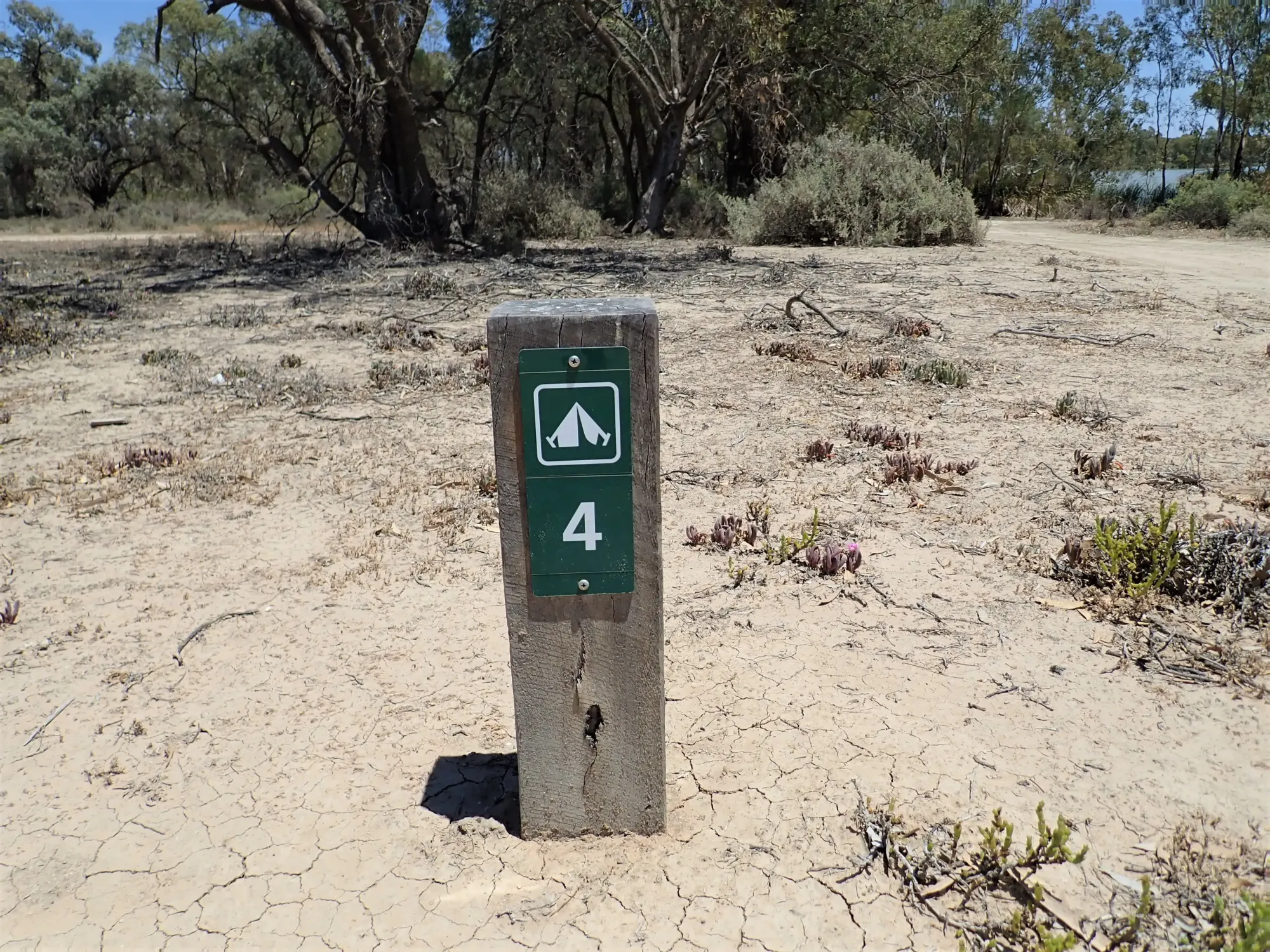 A typical campsite found along Nockburra Creek. Photo courtesy: Eddie Andriessen