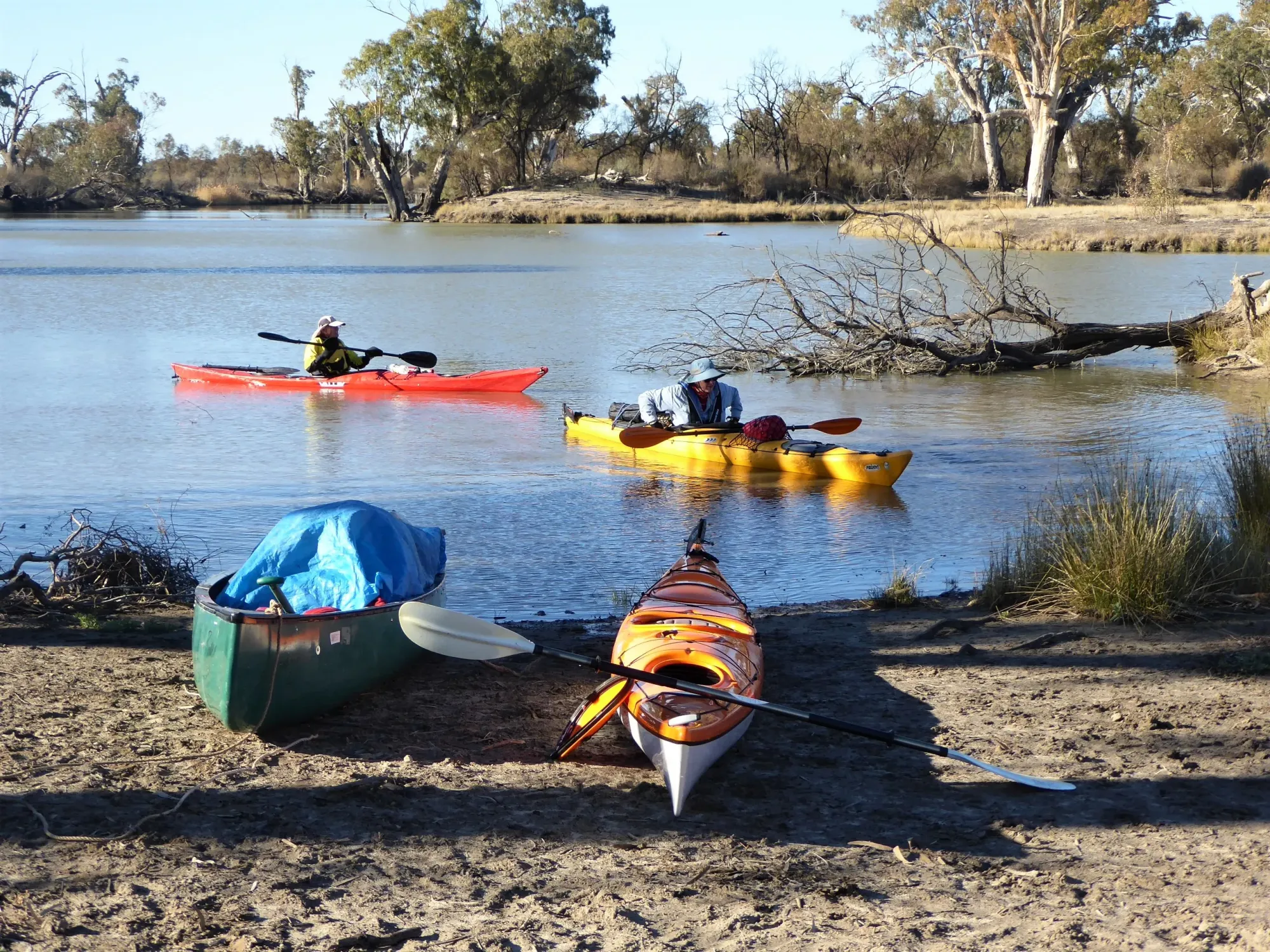 Exploring the scenic reaches of the Pike River. Photo courtesy: Meredith Blesing