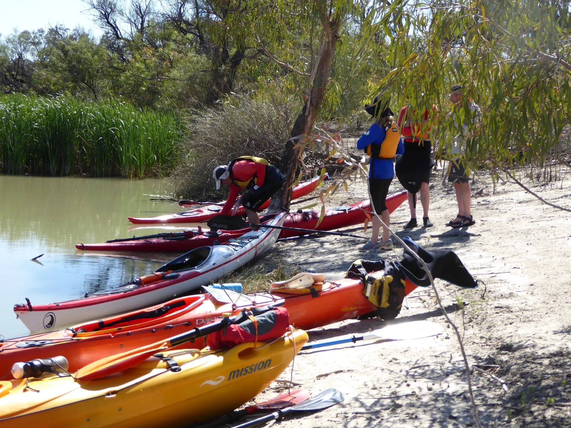 Setting off for a day of paddling on the Mundic. Photo courtesy: Meredith Blesing